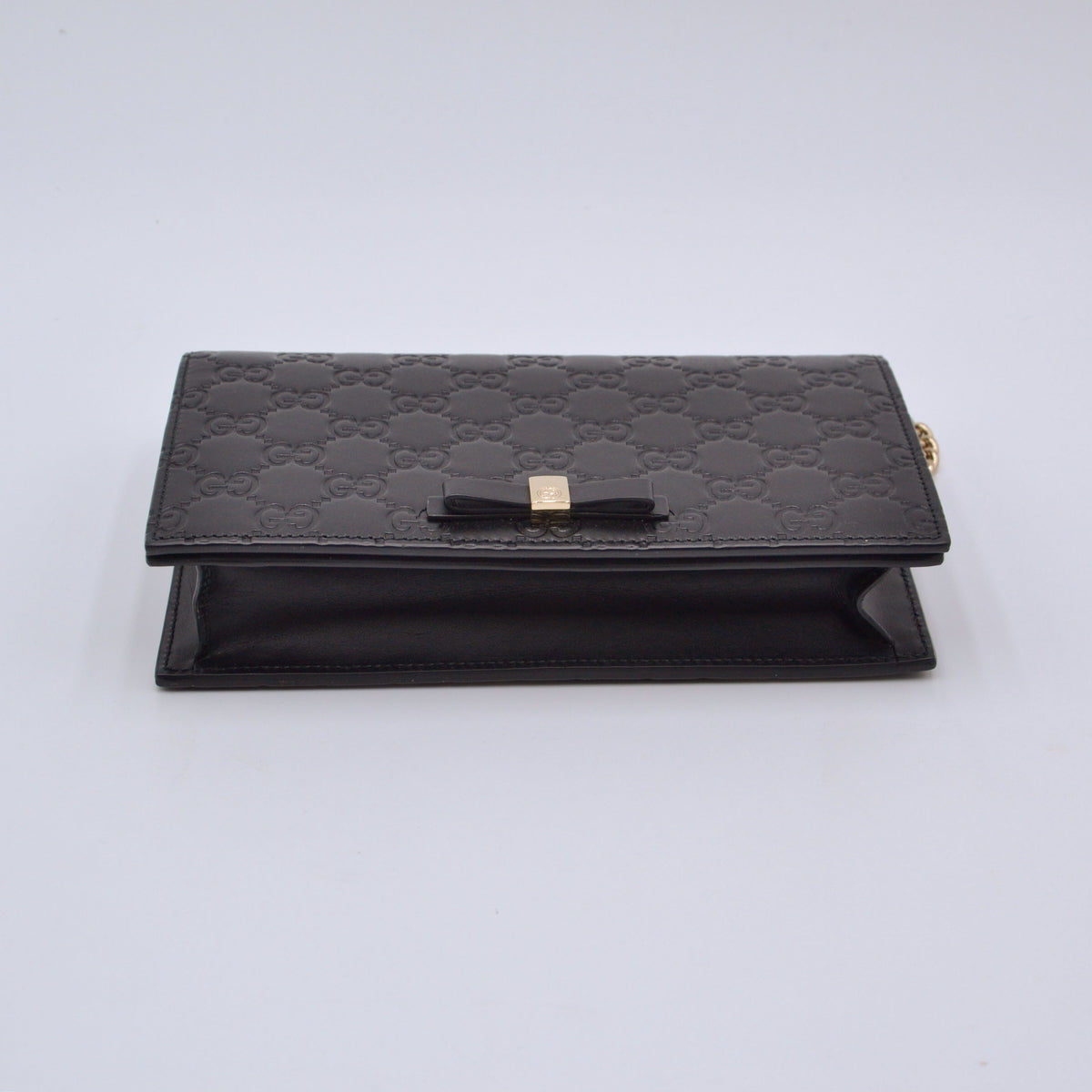 Gucci Wallet on Chain Guccissima Noir