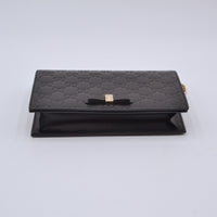 Gucci Wallet on Chain Guccissima Noir