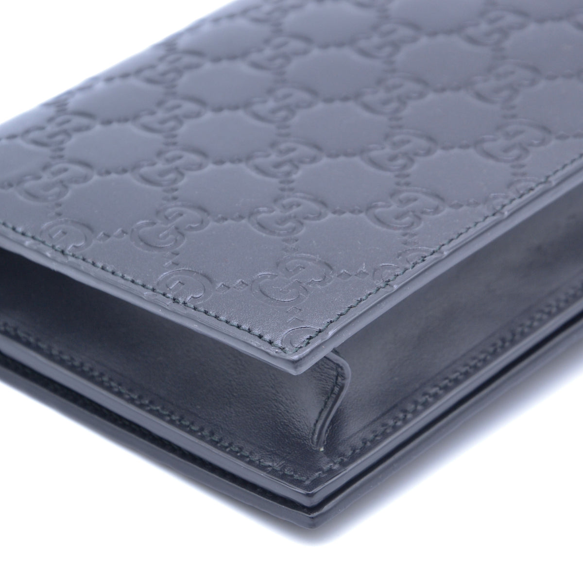 Gucci Wallet on Chain Guccissima Noir