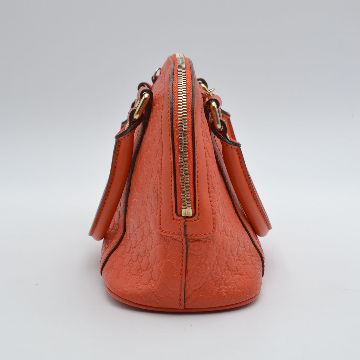 Sac Dome Guccissima cuir orange mandarine