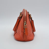 Sac Dome Guccissima cuir orange mandarine