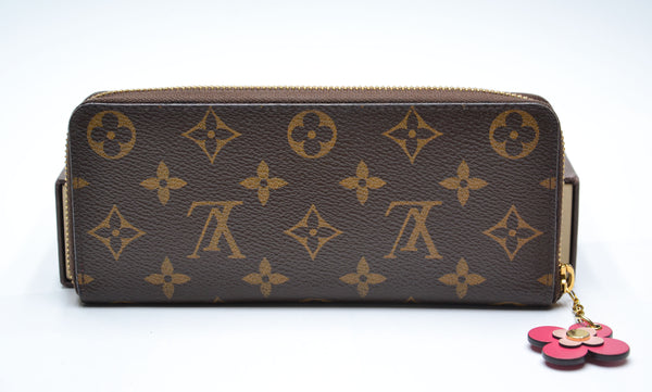 Portefeuille Louis Vuitton Clémence Monogram Flower