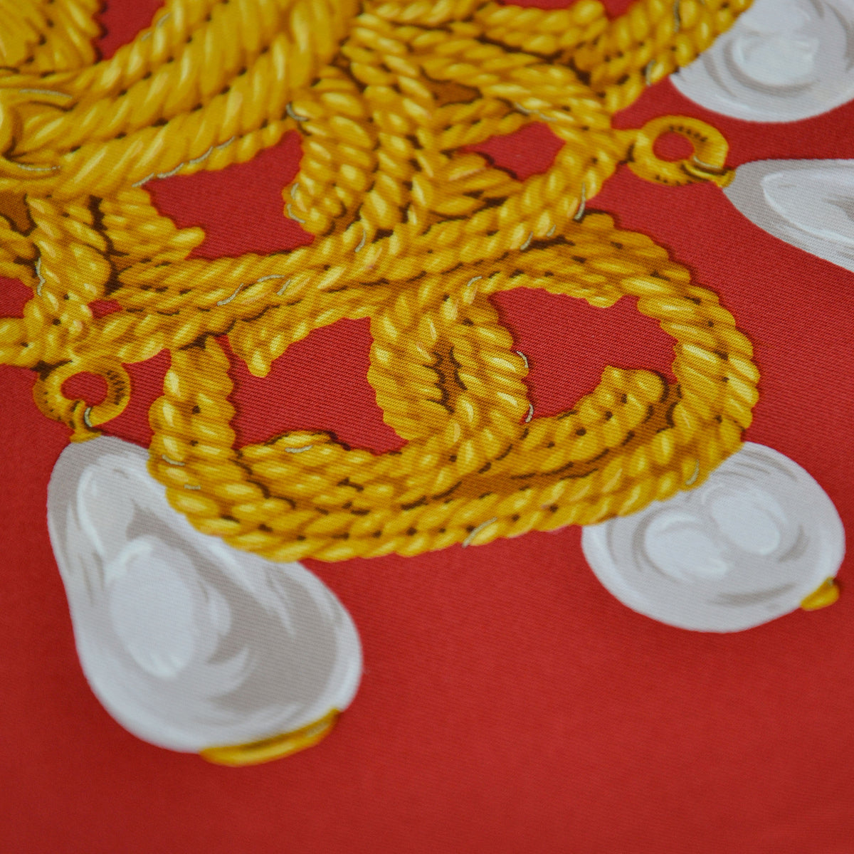 Foulard Chanel vintage Chaînes & Perles