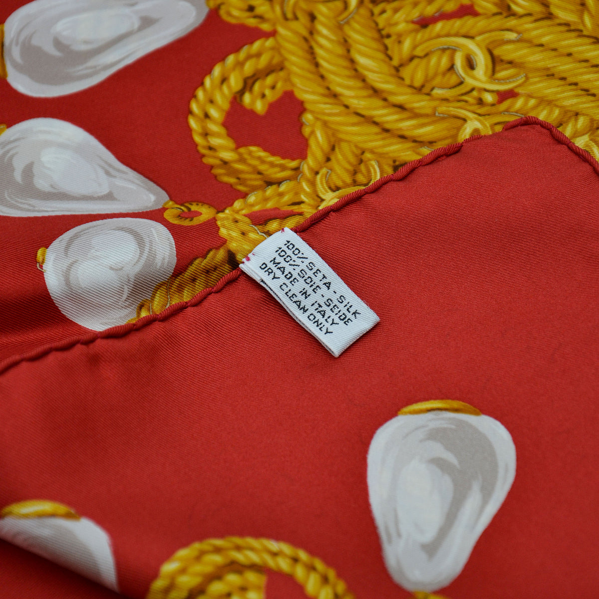 Foulard Chanel vintage Chaînes & Perles
