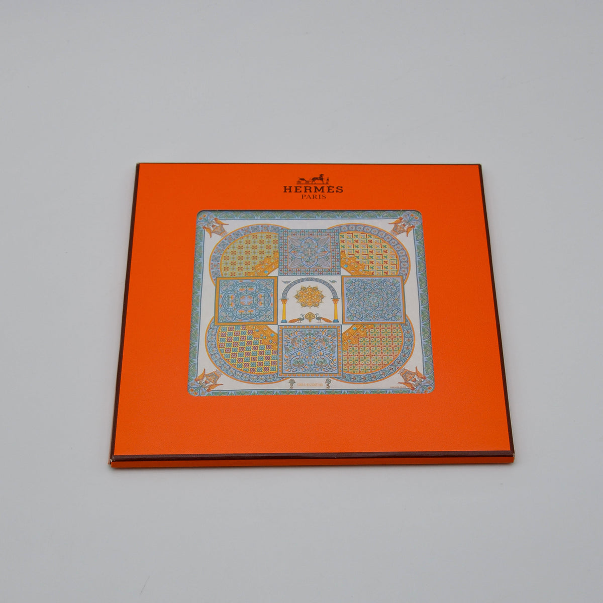 Foulard Hermès "Ciels Byzantins" Julia Abadie 1997