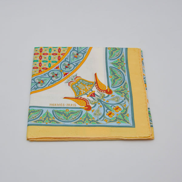 Foulard Hermès "Ciels Byzantins" Julia Abadie 1997