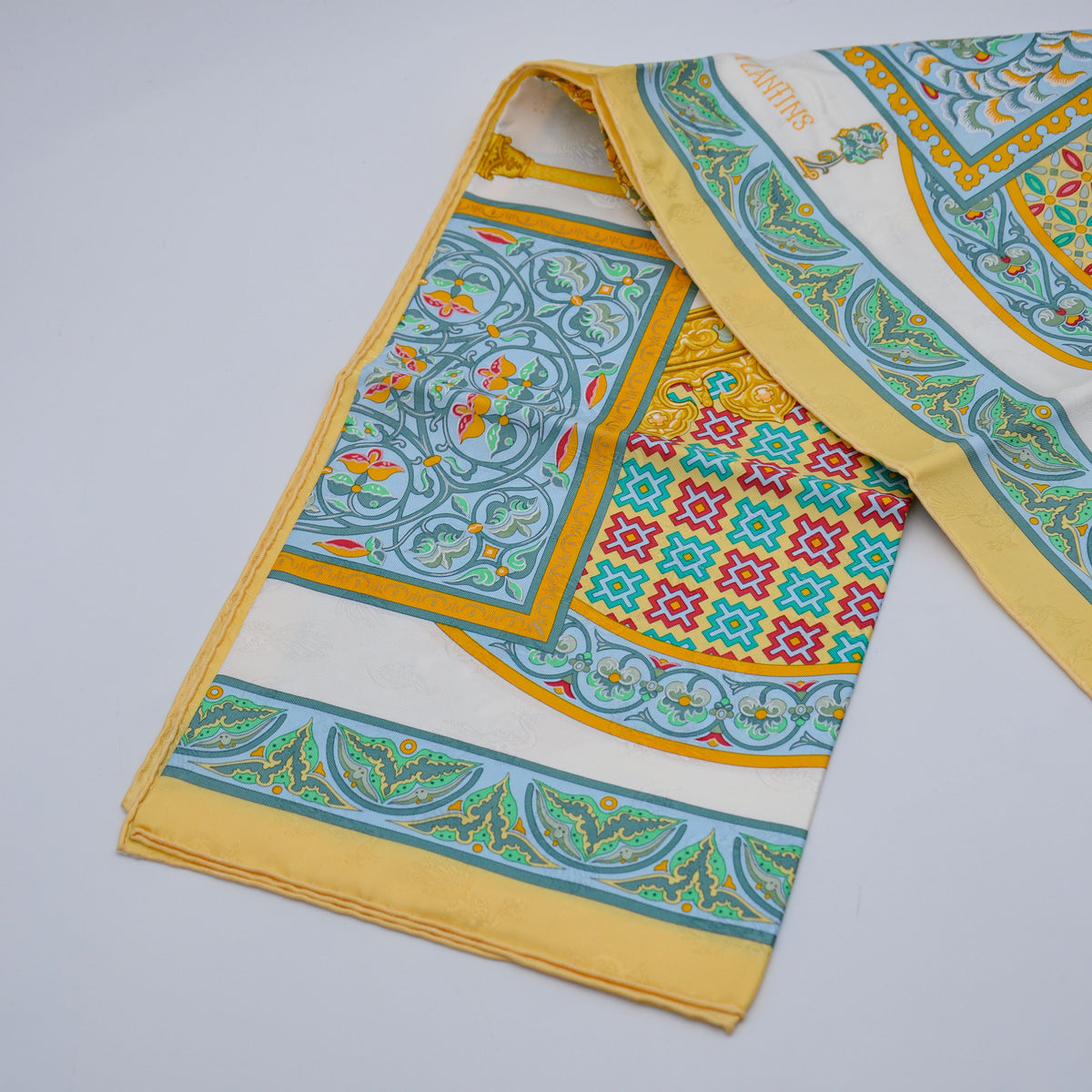 Foulard Hermès "Ciels Byzantins" Julia Abadie 1997