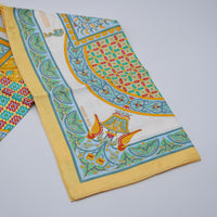Foulard Hermès "Ciels Byzantins" Julia Abadie 1997