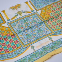 Foulard Hermès "Ciels Byzantins" Julia Abadie 1997