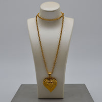 Yves Saint Laurent Collier Cœur Vintage