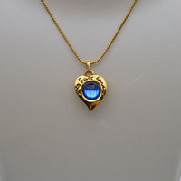 Yves Saint Laurent Collier Cœur Réversible Vintage