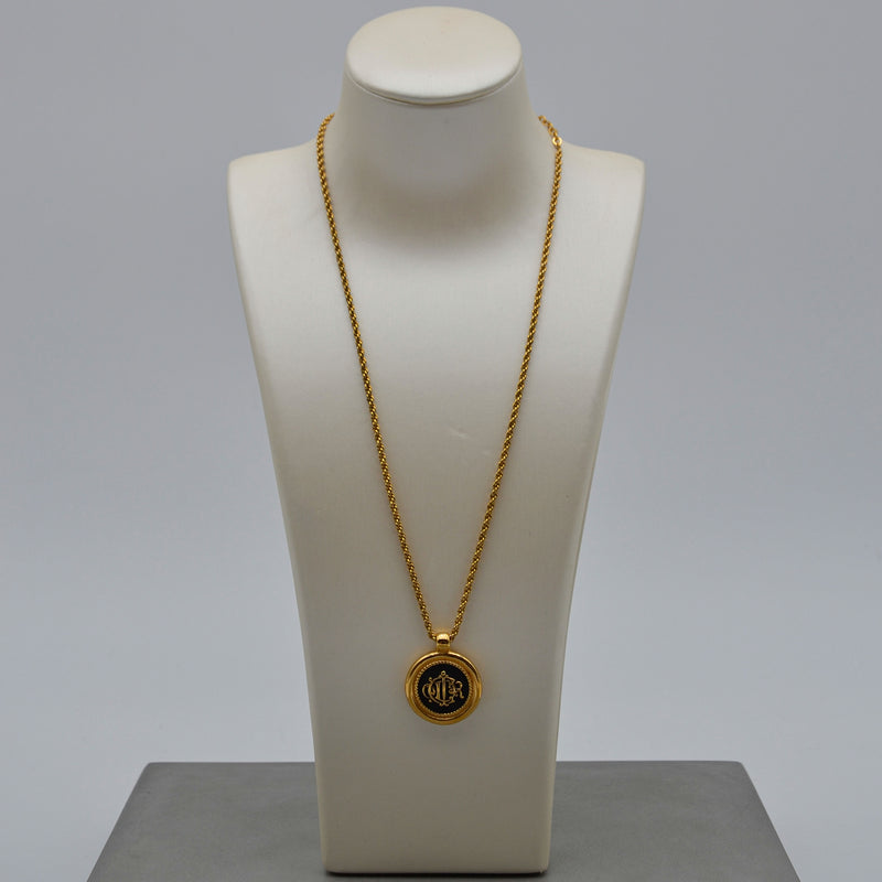 Christian Dior Collier Médaillon Vintage
