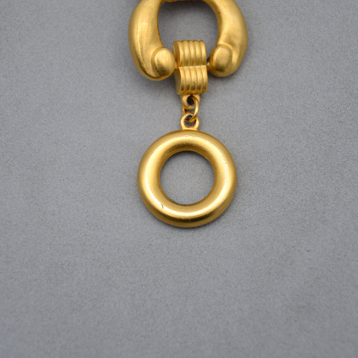 Givenchy Bracelet Vintage Maillons Sculptés Or Mat