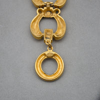 Givenchy Bracelet Vintage Maillons Sculptés Or Mat
