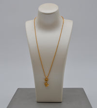 Christian Dior Collier Dé à Coudre & Nœud Vintage