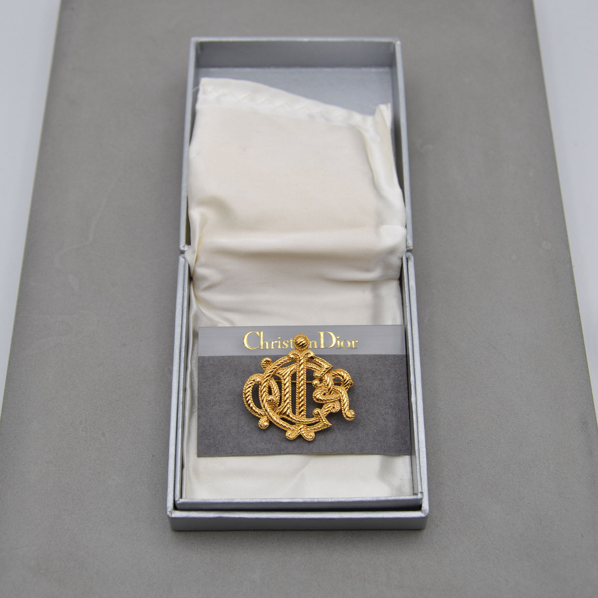 Christian Dior Broche Monogramme