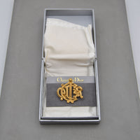 Christian Dior Broche Monogramme