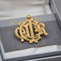 Christian Dior Broche Monogramme