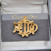 Christian Dior Broche Monogramme