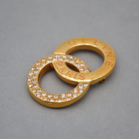 Céline  Broche Anneaux Entrelacés Vintage