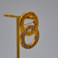 Céline  Broche Anneaux Entrelacés Vintage