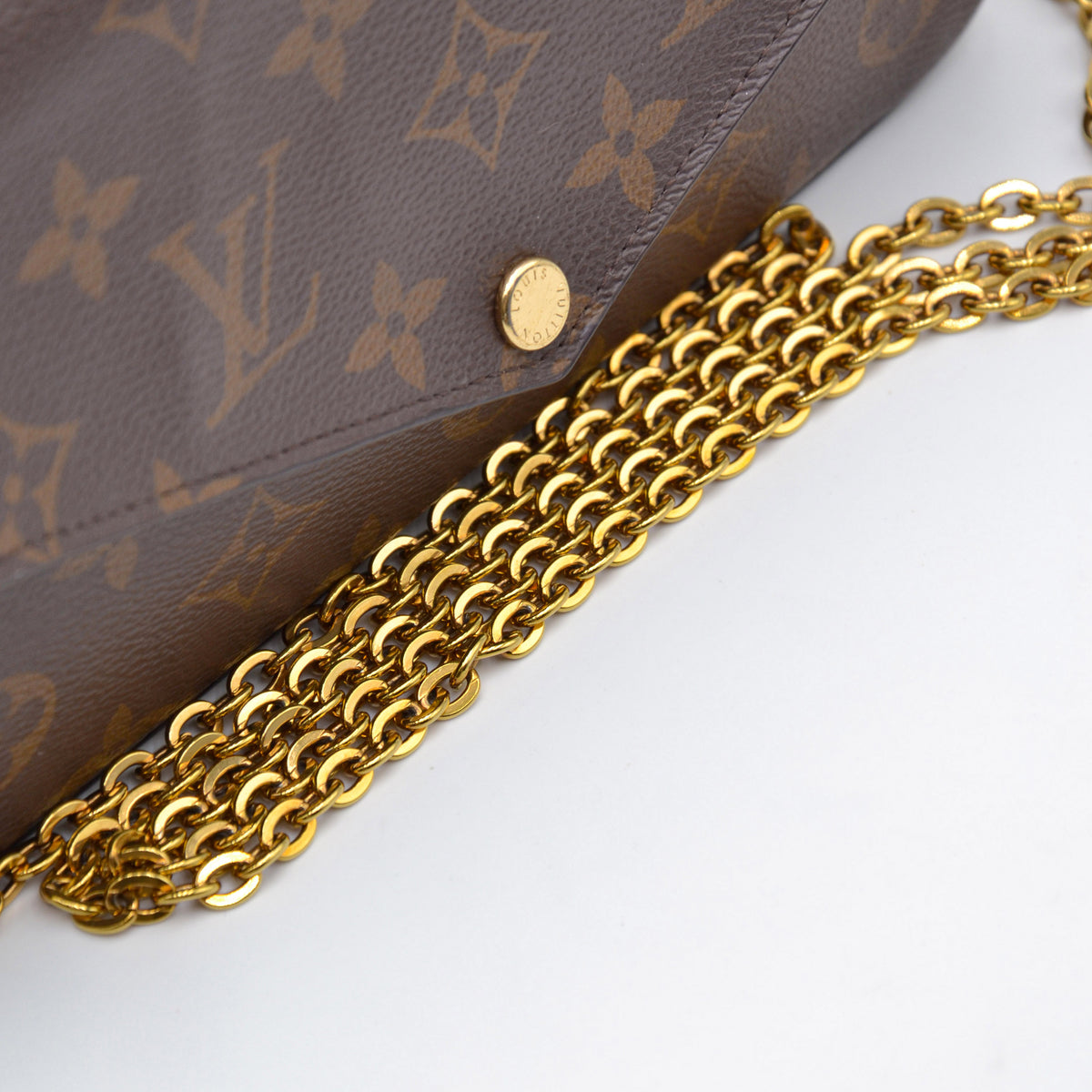Pochette Félicie Louis Vuitton toile Monogram
