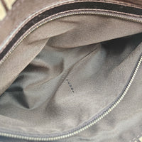 Fendi Baguette toile Zucchino jacquard marron