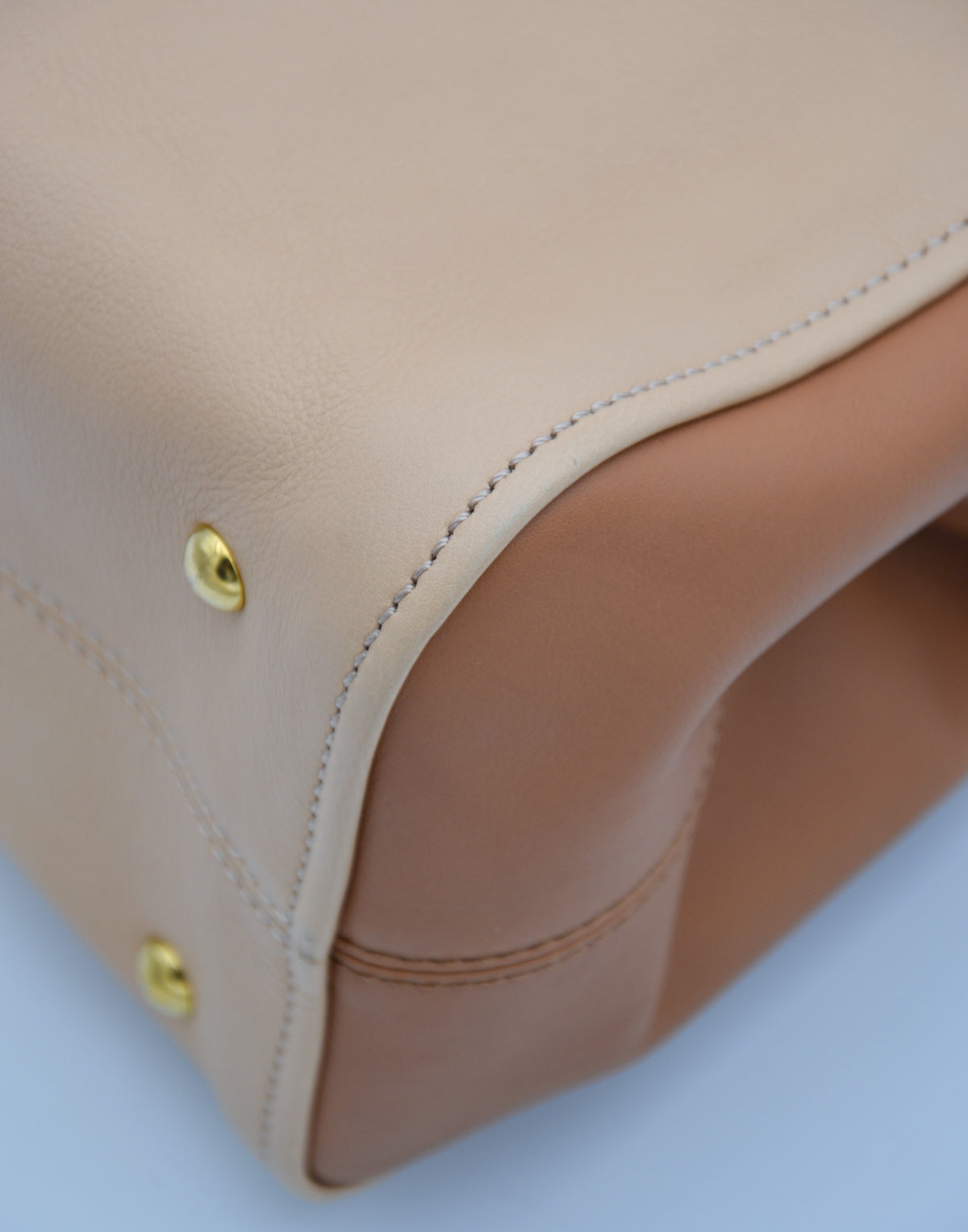 Sac Fendi Caméléon bicolore en cuir