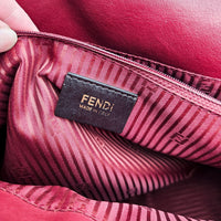 Fendi Mama Baguette Cuir Rouge