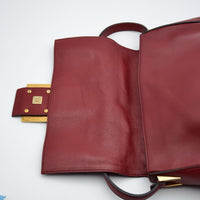 Fendi Mama Baguette Cuir Rouge