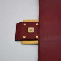 Fendi Mama Baguette Cuir Rouge