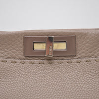 Sac Fendi Peekaboo Selleria cuir taupe