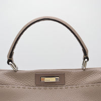 Sac Fendi Peekaboo Selleria cuir taupe