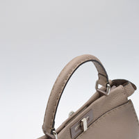 Sac Fendi Peekaboo Selleria cuir taupe