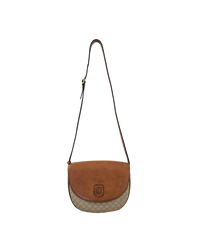 Celine Vintage Coated Canvas Crossbody Bag