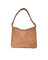 Celine Salmon Suede Shoulder Bag