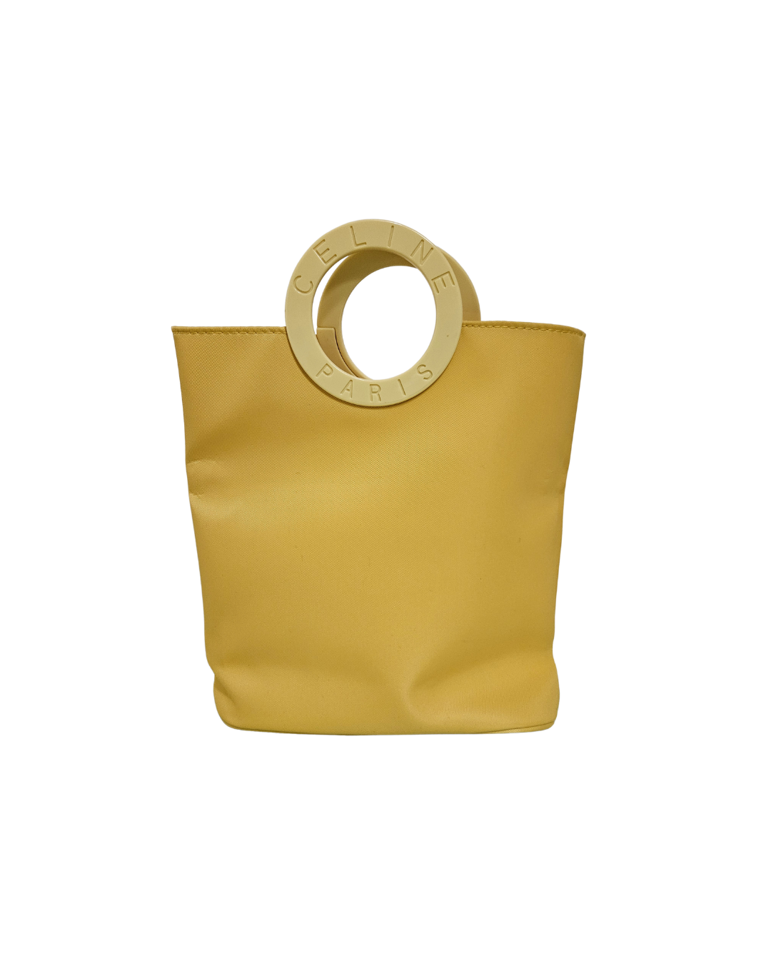 Céline Yellow Nylon Mini Bag