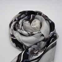Grand foulard Gucci soie floral