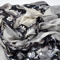 Grand foulard Gucci soie floral