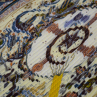 Foulard Hermès plissé "Rêves d'Australie" 1999