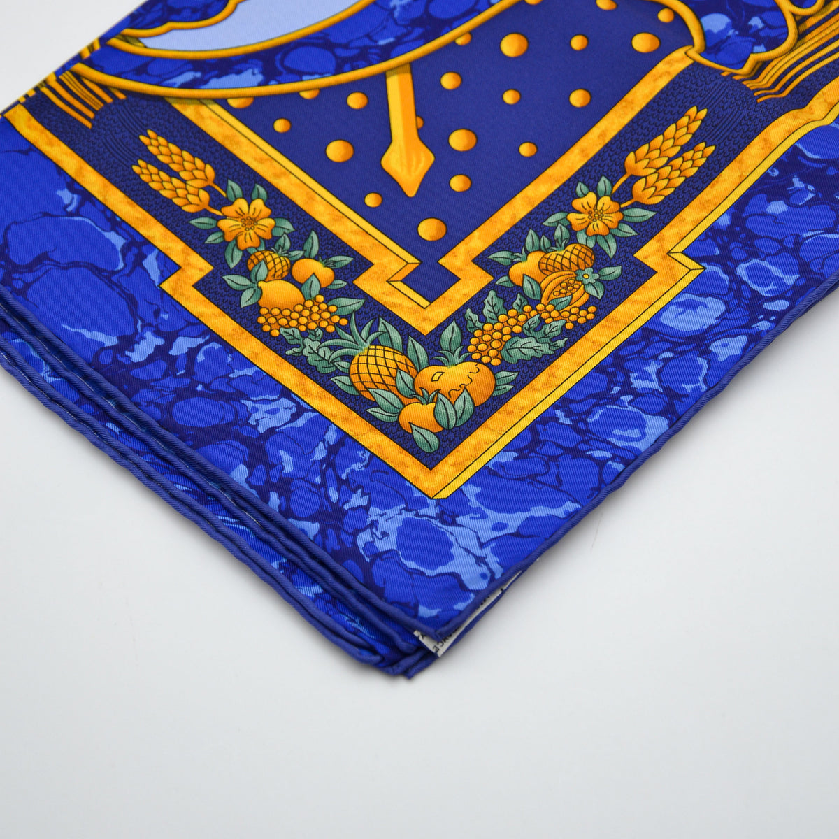 Foulard Hermès "Carpe Diem" Joachim Metz 1994