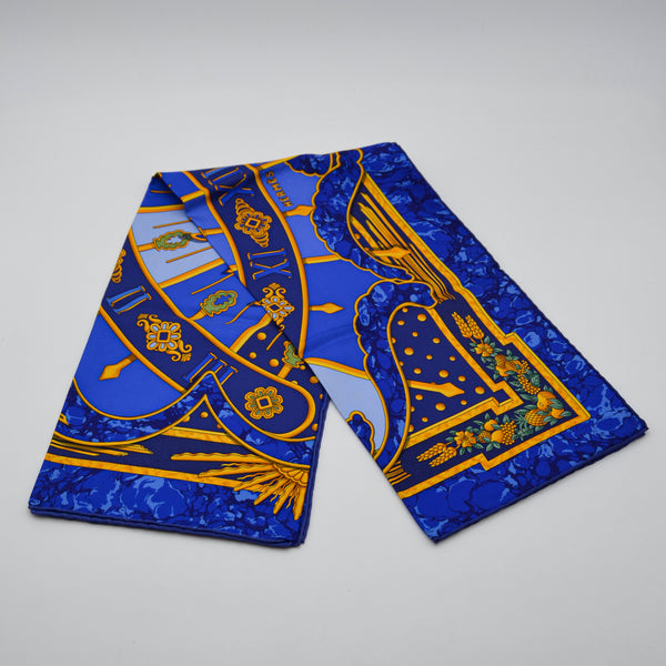 Foulard Hermès "Carpe Diem" Joachim Metz 1994