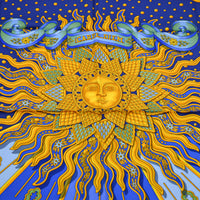 Foulard Hermès "Carpe Diem" Joachim Metz 1994