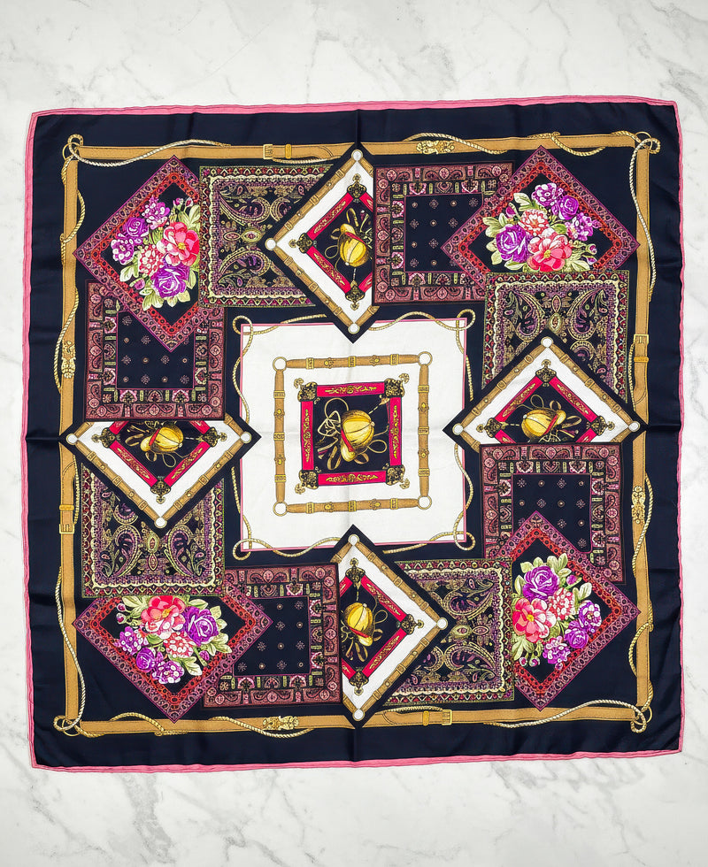 Courrèges Vintage Silk Scarf