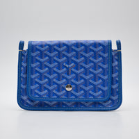 Goyard Plumet Pocket Wallet Goyardine Bleu roi