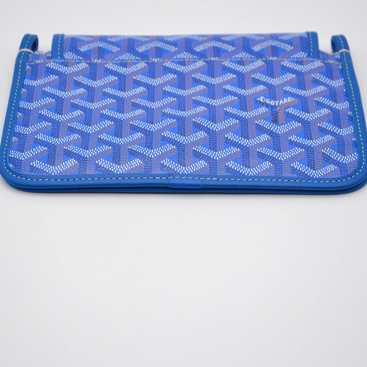 Goyard Plumet Pocket Wallet Goyardine Bleu roi