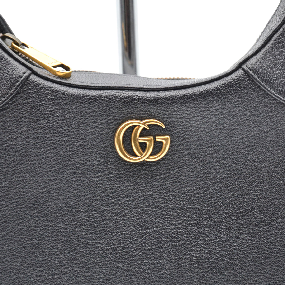Gucci Aphrodite Small Cuir Grainé Noir