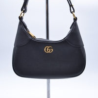 Gucci Aphrodite Small Cuir Grainé Noir