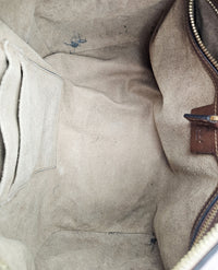 Sac Gucci Boston GG Supreme Cuir Marron Bandoulière