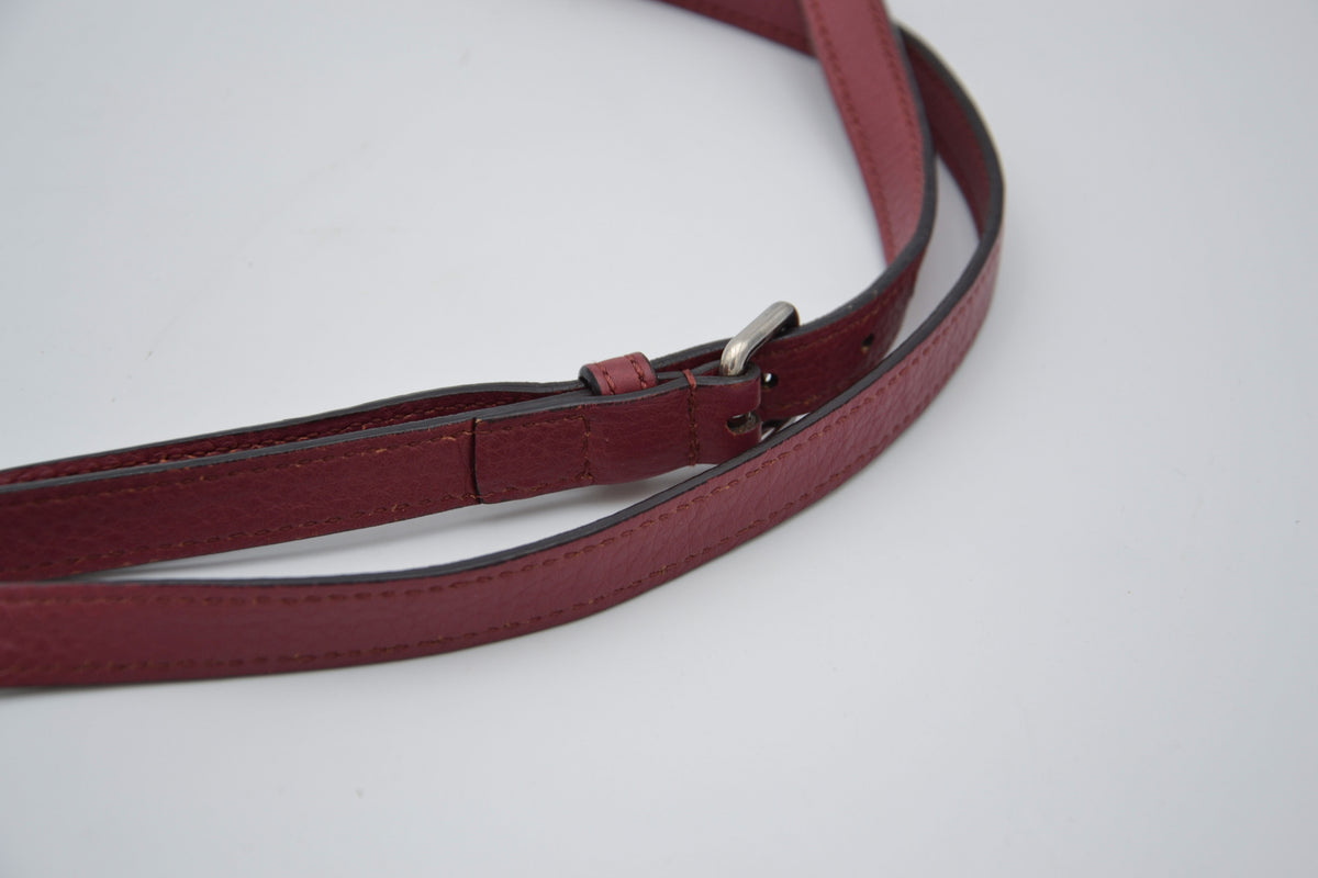 Sac Gucci Dome rose grenat